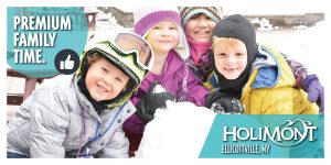 Billboard and digital Ad design for HoliMont Ski Club