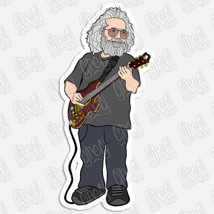 Jerry Garcia cartoon by Greg Culver