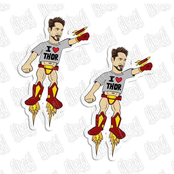 Tony Stark Sticker