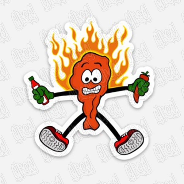 Hot Wing Sticker by Hot Wing Designs