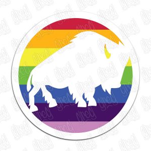 Buffalo League PRIDE Sticker