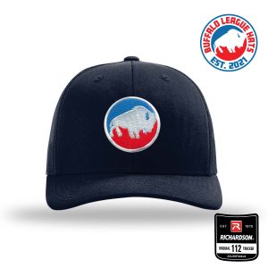 Buffalo League OG Navy 112 Trucker hat by Richardson Sports