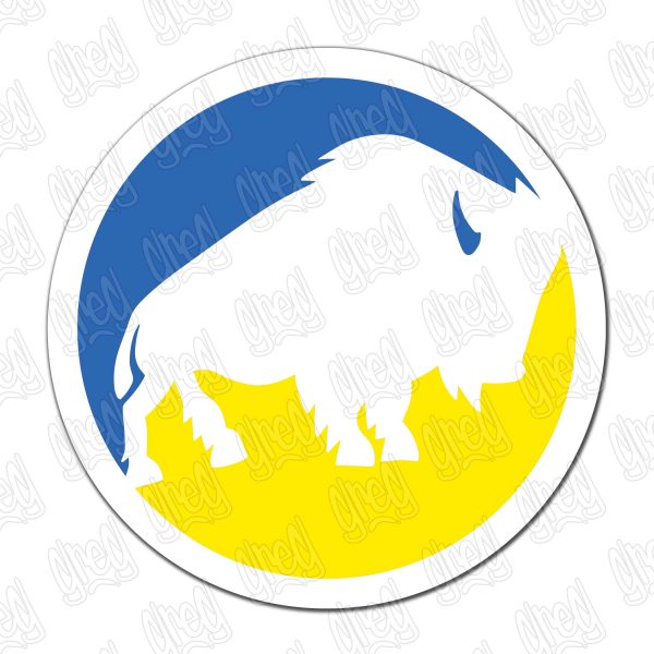 Buffalo League Ukraine Support Sticker