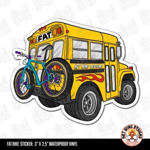 Fat Bike Bus sticker