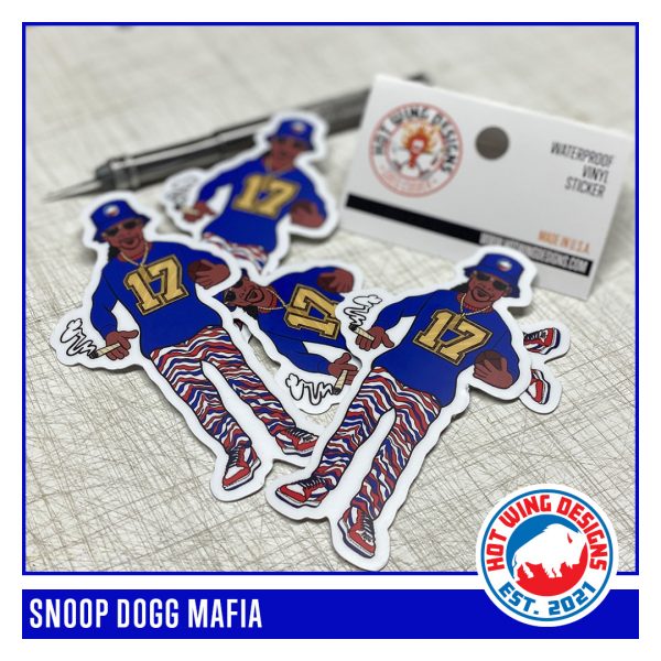 Snoop Dogg Bills Mafia Sticker by Greg Culver and Hot Wing Designs