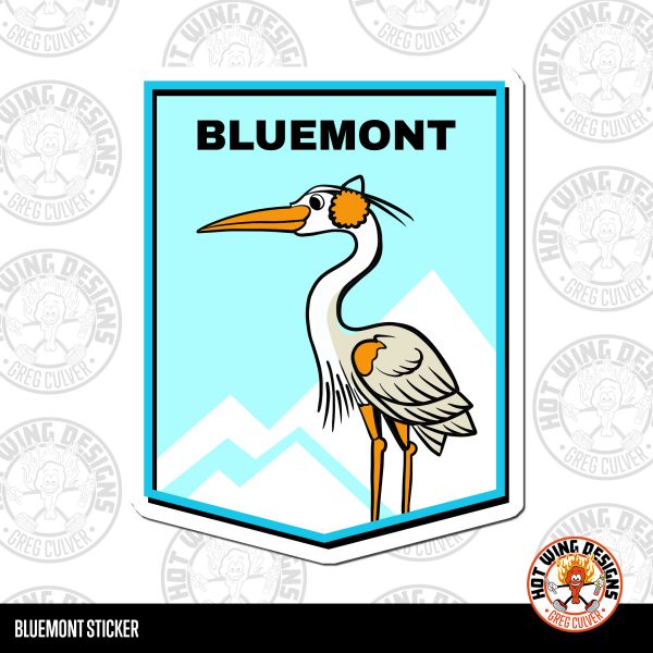 Bluemont Ski area sticker