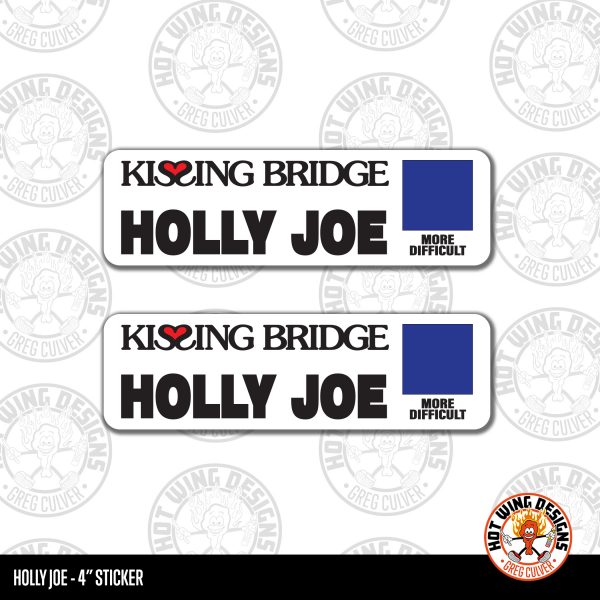 Holly Joe sticker 2-Pack of 4" stickers