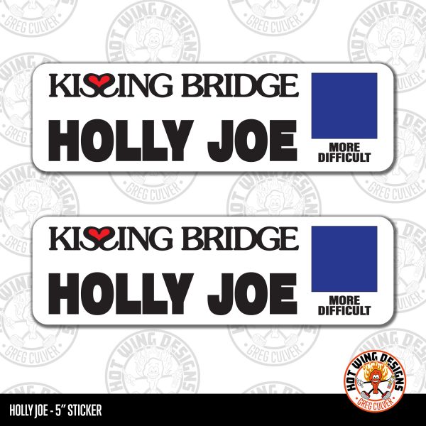 Holly Joe sticker 2-Pack of 5" stickers