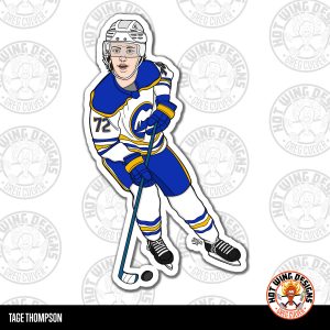 Tage Thompson cartoon sticker by Greg Culver and Hot Wing Designs